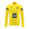 Borussia Dortmund 1/4 Zip Tracksuit 2022/23 Yellow - jerseymallpro