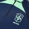 Brazil 1/4 Zip Tracksuit 2022 Navy - jerseymallpro