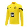 Borussia Dortmund 1/4 Zip Tracksuit 2022/23 Yellow - jerseymallpro