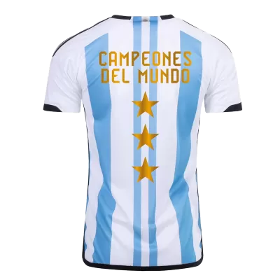 Champions Argentina 3 Stars Home Jersey 2022 - jerseymallpro