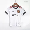 Manchester United Away Kit 2022/23 By Adidas Kids - jerseymallpro