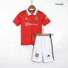 Manchester United Home Kit 2022/23 By Adidas Kids - jerseymallpro