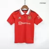 Manchester United Home Kit 2022/23 By Adidas Kids - jerseymallpro