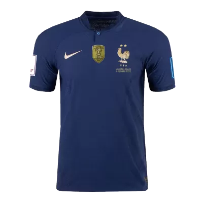 France Home Authentic Jersey World Cup 2022- Final Edition - jerseymallpro