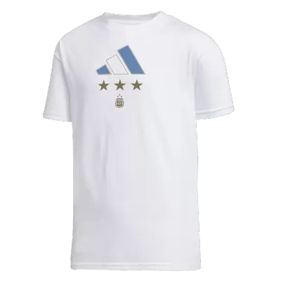 Argentina Winners T-Shirt 2022 - White - jerseymallpro