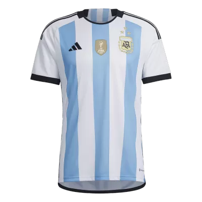 Argentina Three Stars Home Jersey World Cup 2022 - jerseymallpro