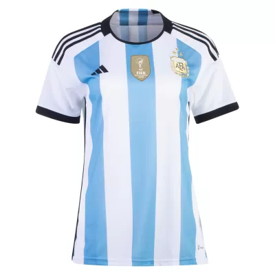 Argentina Three Stars Home Jersey World Cup 2022 Women - jerseymallpro