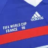 Retro France Home Long Sleeve Jersey 1998 By Adidas - jerseymallpro