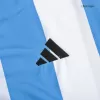 New SignMESSI #10 Argentina 3 Stars Home Soccer Champion Jersey 2022 - jerseymallpro