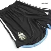 Argentina Home Soccer Shorts 2022 - Three Stars - jerseymallpro