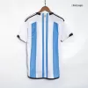 Argentina Three Stars Home Jersey World Cup 2022 - jerseymallpro