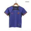 Netherlands Away World Cup Kids Jerseys Kit 2022 - jerseymallpro