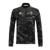 Manchester United 1/4 Zip Tracksuit 2022/23 Black - jerseymallpro