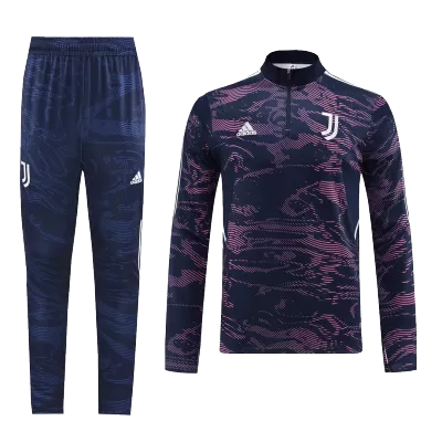 Juventus 1/4 Zip Tracksuit 2022/23 Royal Blue - jerseymallpro