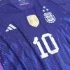 New Messi #10 Argentina Away World Cup 2022 Champion Authentic Jersey - jerseymallpro