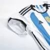 Champions Argentina 3 Stars Home Authentic Jersey 2022 - jerseymallpro