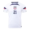WEAH #21 USA Home Jersey World Cup 2022 - jerseymallpro