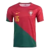 R. LEÃO #15 Portugal Home Jersey World Cup 2022 - jerseymallpro