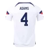 ADAMS #4 USA Home Jersey World Cup 2022 - jerseymallpro
