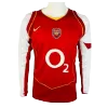 Vintage Soccer Jersey Arsenal Home Long Sleeve 2004/05 - jerseymallpro