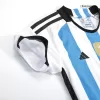 Argentina Home Kids Jerseys Kit 2022 - Three Stars - jerseymallpro