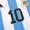 New MESSI #10 Argentina Three Stars Home 2022 Champion Jersey - jerseymallpro