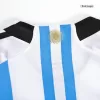 Argentina Home Kids Jerseys Kit 2022 - Three Stars - jerseymallpro