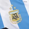 New MESSI #10 Argentina Three Stars Home 2022 Champion Jersey - jerseymallpro