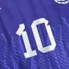 New MESSI #10 Argentina Three Stars Away World Cup 2022 Champion Jersey - jerseymallpro