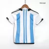 Argentina Home Kids Jerseys Kit 2022 - Three Stars - jerseymallpro