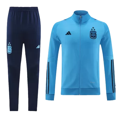 Argentina Jacket Tracksuit 2022 Blue-Three Stars - jerseymallpro