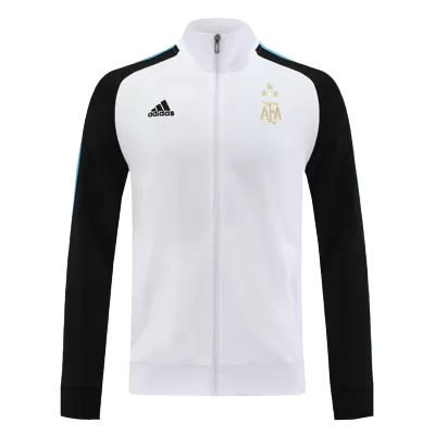 Argentina Track Jacket 2022/23 White&Black-Three Stars - jerseymallpro