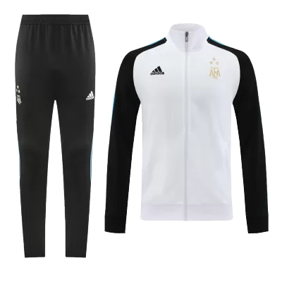 Argentina Jacket Tracksuit 2022 White&Black-Three Stars - jerseymallpro