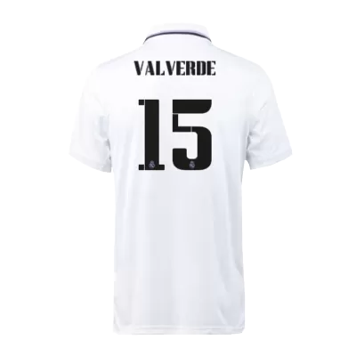 VALVERDE #15 Real Madrid Home Jersey 2022/23 - jerseymallpro