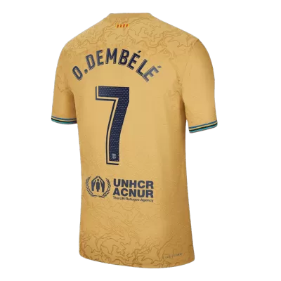 O.DEMBÉLÉ #7 Barcelona Away Authentic Jersey 2022/23 - jerseymallpro