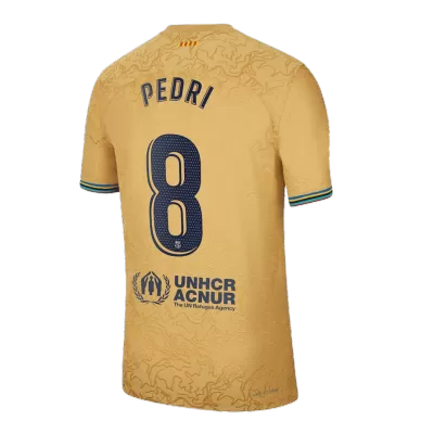 PEDRI #8 Barcelona Away Authentic Jersey 2022/23 - jerseymallpro