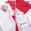 Ajax Home Kit 2022/23 By Adidas Kids - jerseymallpro