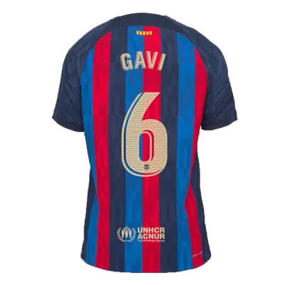 GAVI #6 Barcelona Home Authentic Jersey 2022/23 - jerseymallpro