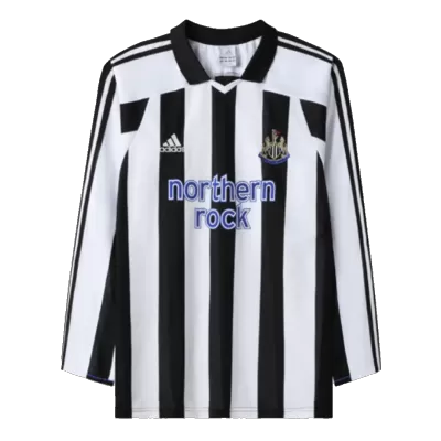 Vintage Soccer Jersey Newcastle Home Long Sleeve 2003/04 - jerseymallpro