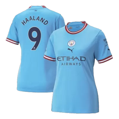 HAALAND #9 Manchester City Home Jersey 2022/23 Women - jerseymallpro