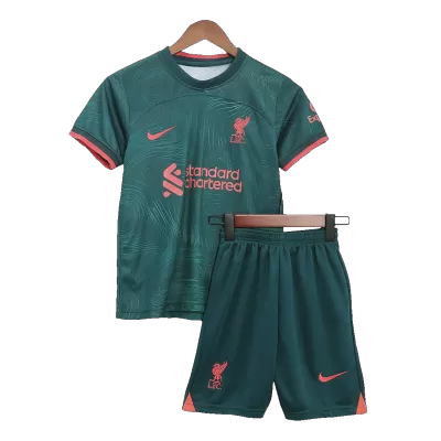 Liverpool Third Away Kids Jerseys Kit 2022/23 - jerseymallpro