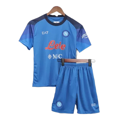 Napoli Home Kids Jerseys Kit 2022/23 - jerseymallpro