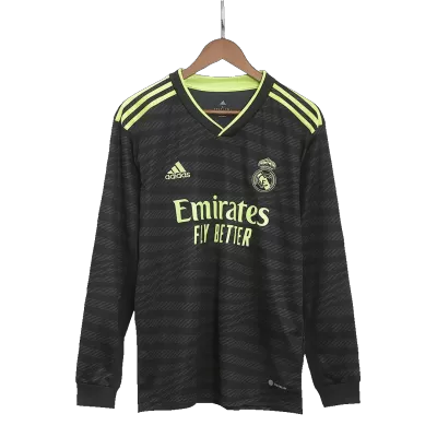 Real Madrid Third Away Long Sleeve Soccer Jersey 2022/23 - jerseymallpro