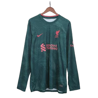 Liverpool Third Away Long Sleeve Soccer Jersey 2022/23 - jerseymallpro