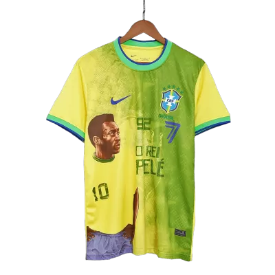 PELÉ #10 Brazil Home Commemorative Commemorative Jersey 2022 - jerseymallpro