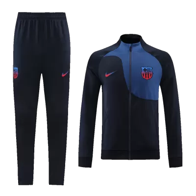 Barcelona Jacket Tracksuit 2022/23 Black - jerseymallpro
