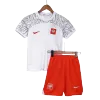 Poland Home World Cup Kids Jerseys Kit 2022 - jerseymallpro