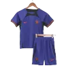 Netherlands Away World Cup Kids Jerseys Kit 2022 - jerseymallpro