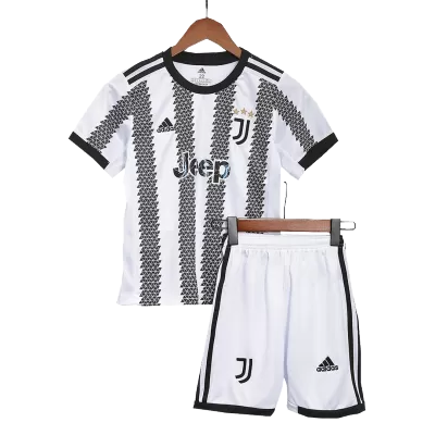 Juventus Home Kit 2022/23 By Adidas Kids - jerseymallpro