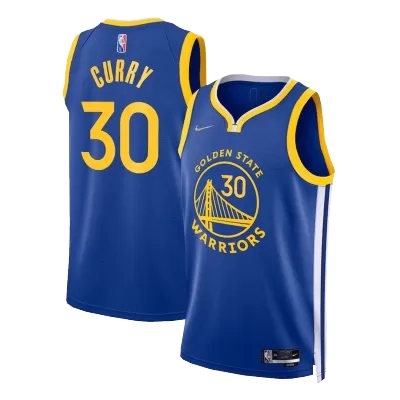 Men's Golden State Warriors Stephen Curry #30 Blue 2021/22 Swingman Jersey - Icon Edition - jerseymallpro